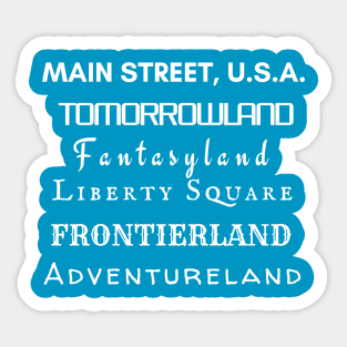 Magic Kingdom Lands Sticker